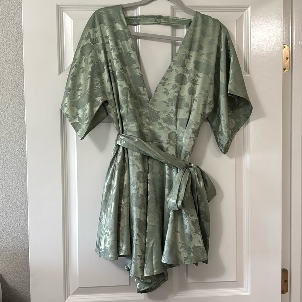 Romper blue sparrow
